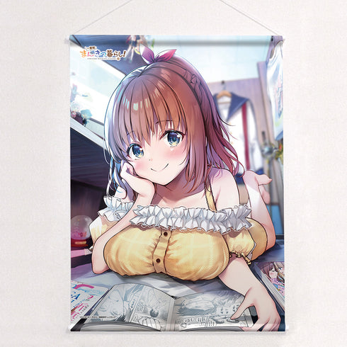『一畳間まんきつ暮らし!』B2タペストリー(天宮梨絵)Wスエード