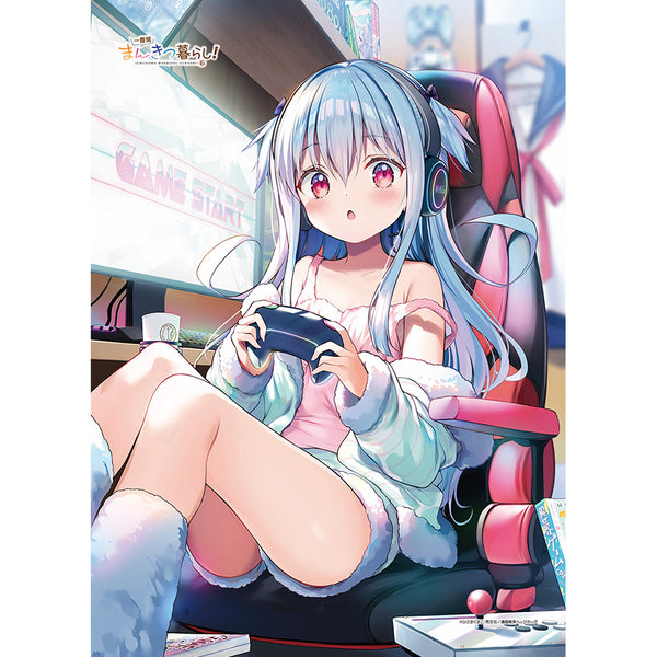 『一畳間まんきつ暮らし!』B2タペストリー(中埜音緒)Wスエード