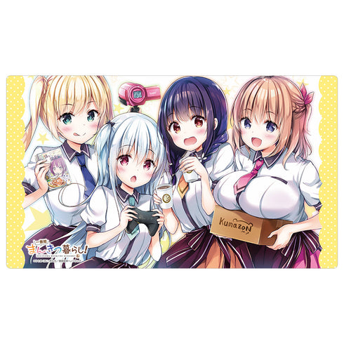 『一畳間まんきつ暮らし!』ラバーマット(森田芽衣子、天宮梨絵、鈴木万里花、中埜音緒A)
