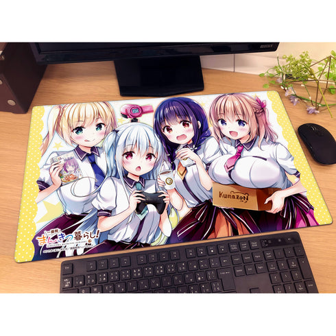 『一畳間まんきつ暮らし!』ラバーマット(森田芽衣子、天宮梨絵、鈴木万里花、中埜音緒A)