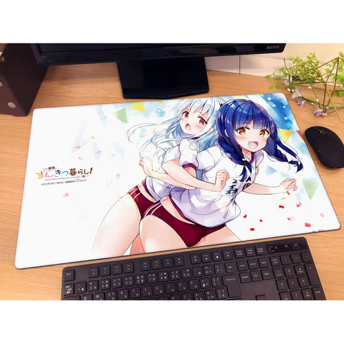 『一畳間まんきつ暮らし!』ラバーマット(森田芽衣子、中埜音緒)