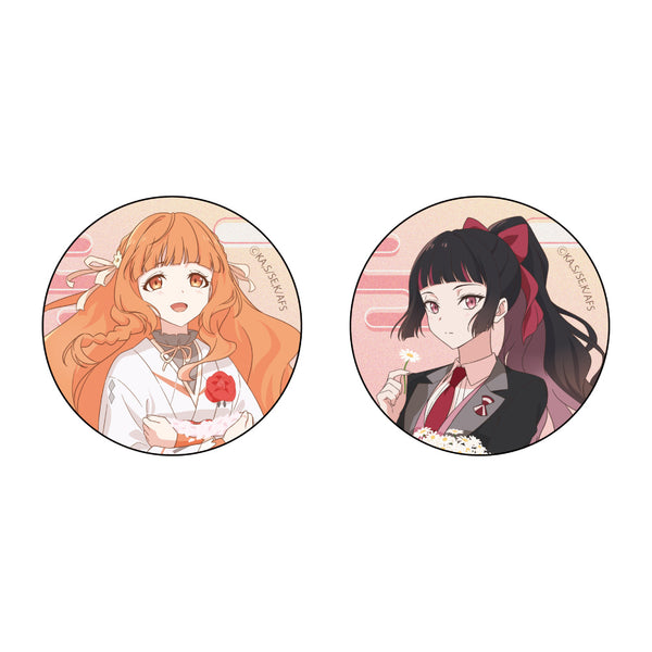 『春夏秋冬代行者 春の舞』描き下ろし缶バッジセット(春)