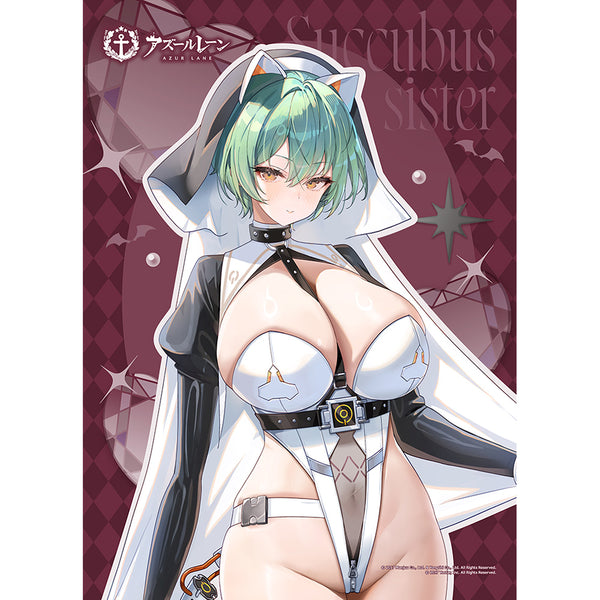 『アズールレーン』描き下ろしB2タペストリー(アドミラル・ナヒーモフ/サキュバスシスター)Wスエード