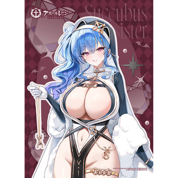 『アズールレーン』描き下ろしB2タペストリー(セントルイス/サキュバスシスター)Wスエード