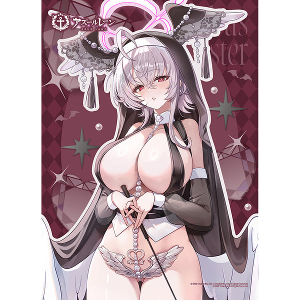 『アズールレーン』描き下ろしB2タペストリー(パール/サキュバスシスター)Wスエード