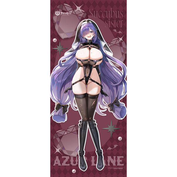 『アズールレーン』描き下ろし特大タペストリー(モガドール/サキュバスシスター)