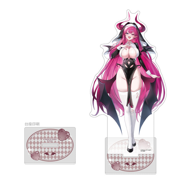 『アズールレーン』描き下ろし特大アクリルスタンド(メークレンブルク/サキュバスシスター)