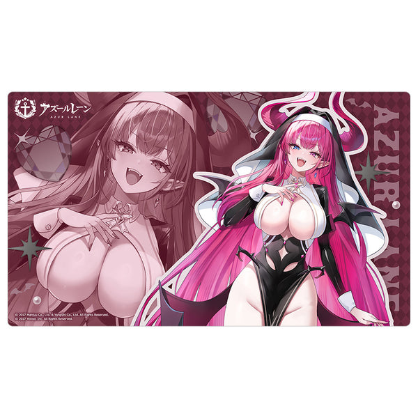 『アズールレーン』描き下ろしラバーマット(メークレンブルク/サキュバスシスター)