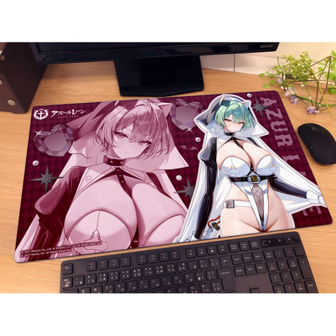 『アズールレーン』描き下ろしラバーマット(アドミラル・ナヒーモフ/サキュバスシスター)