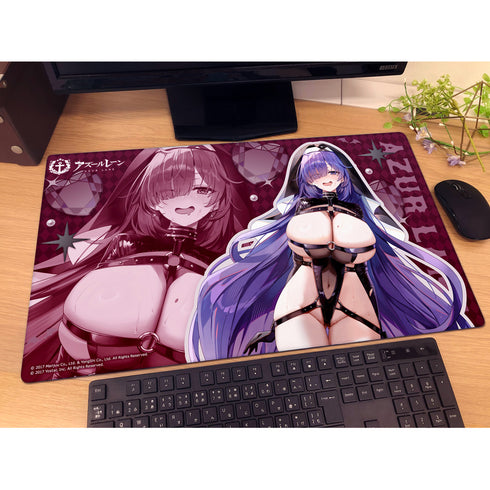 『アズールレーン』描き下ろしラバーマット(モガドール/サキュバスシスター)
