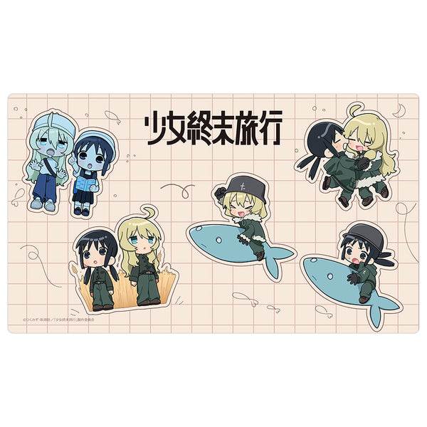 "Girls' Last Tour" Rubber Mat (Mini Characters)