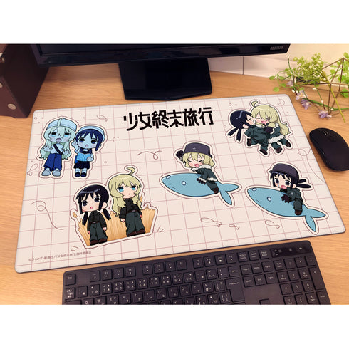 "Girls' Last Tour" Rubber Mat (Mini Characters)
