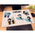 "Girls' Last Tour" Rubber Mat (Mini Characters)