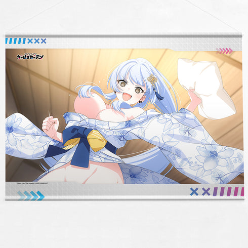『マブラヴ ガールズガーデン』B2タペストリー(まだ枕投げしてない!)