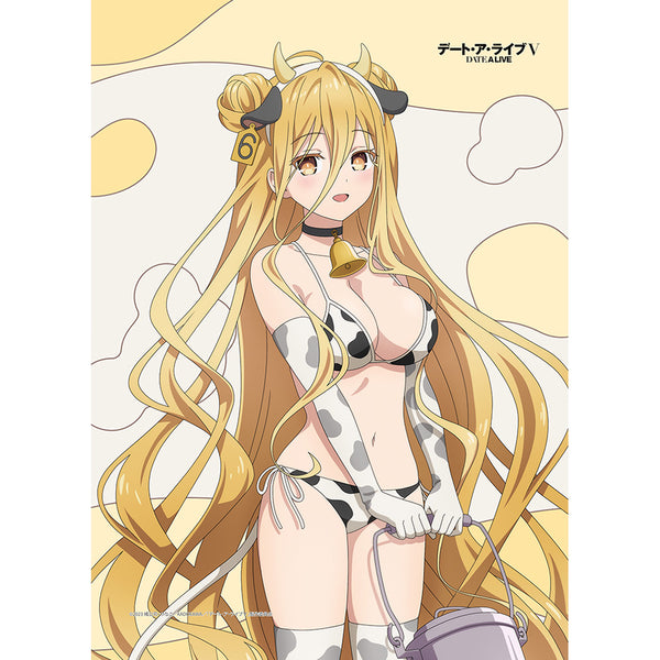 『デート・ア・ライブV』描き下ろしB2タペストリー(星宮六喰/牛柄水着)Wスエード