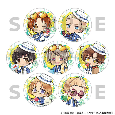 『ヘタリア World★Stars』トレーディング缶バッジ(サマーバケーション/ver.A)単品【BOX】