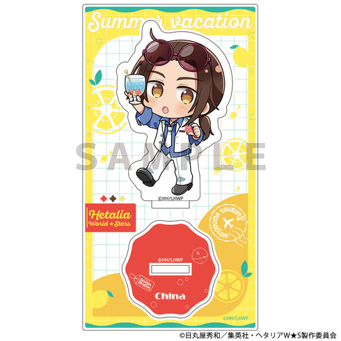 『ヘタリア World★Stars』アクリルスタンド(中国/サマーバケーション)
