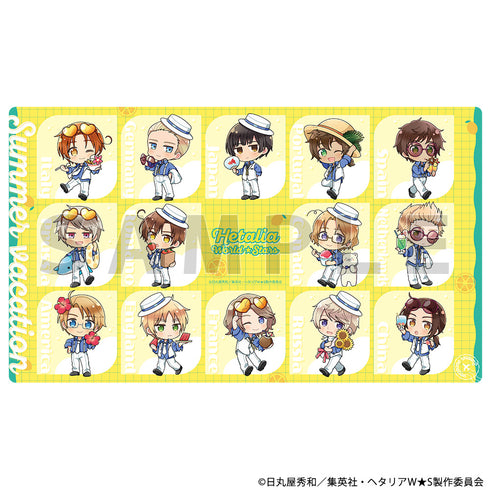 『ヘタリア World★Stars』ラバーマット(サマーバケーション)
