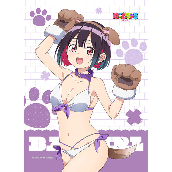 『ばっどがーる』描き下ろしB2タペストリー(優谷優/アニマル水着)Wスエード