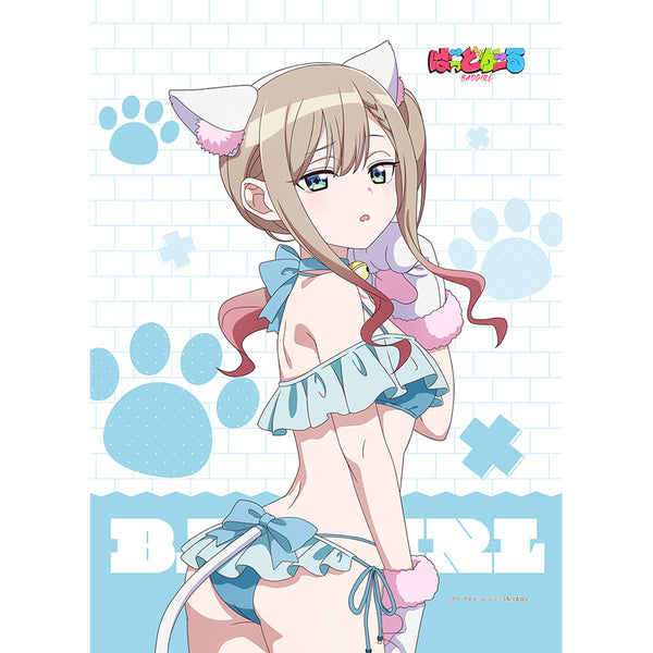 『ばっどがーる』描き下ろしB2タペストリー(涼風涼/アニマル水着)Wスエード