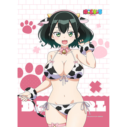『ばっどがーる』描き下ろしB2タペストリー(瑠璃葉るら/アニマル水着)Wスエード