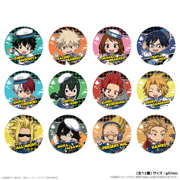 《我的英雄學院》迷你角色徽章 與海洋生物一同PLUS ULTRA【BOX】