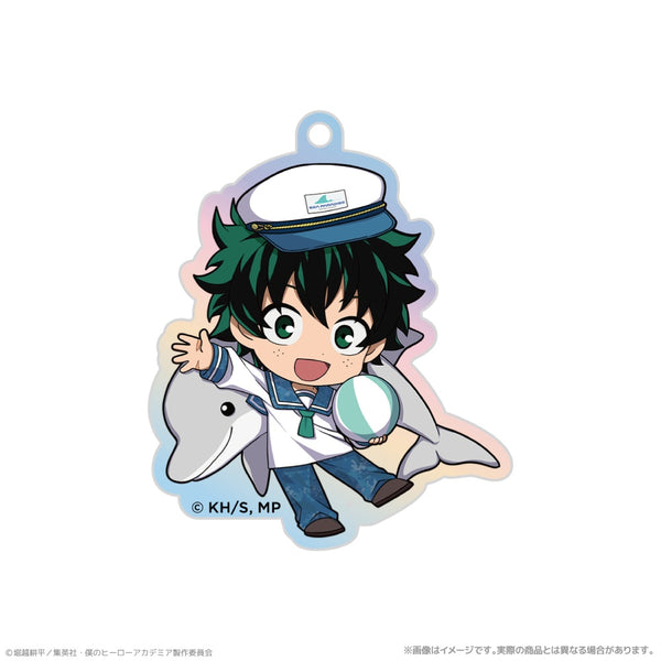 《我的英雄学院》极光亚克力钥匙扣_绿谷出久 与海洋生物们一起PLUS ULTRA