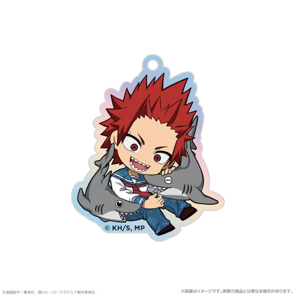 『僕のヒーローアカデミア』オーロラアクリルキーホルダー_切島鋭児郎 海の生きものたちと一緒にPLUS ULTRA