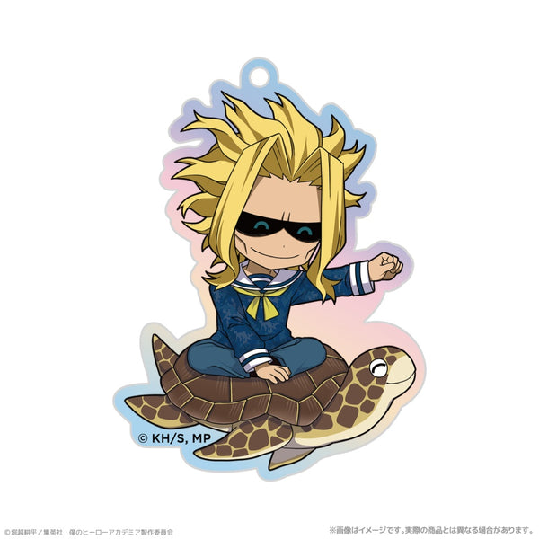 "My Hero Academia" Aurora Acrylic Keychain: All Might with Sea Creatures – PLUS ULTRA