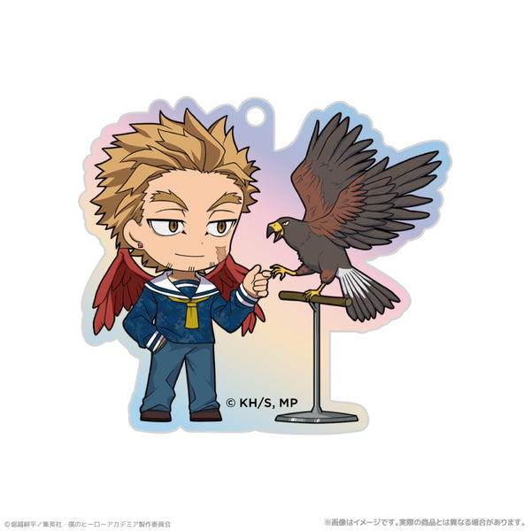 『僕のヒーローアカデミア』オーロラアクリルキーホルダー_ホークス 海の生きものたちと一緒にPLUS ULTRA
