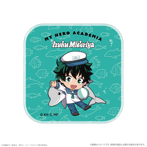 『僕のヒーローアカデミア』ハンドタオル_緑谷出久 海の生きものたちと一緒にPLUS ULTRA