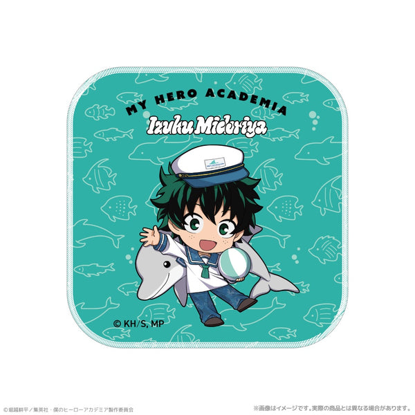 《我的英雄学院》手巾_绿谷出久 与海洋生物们一起PLUS ULTRA