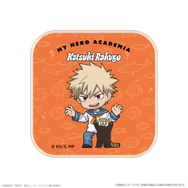 "My Hero Academia" Hand Towel: Katsuki Bakugo with Sea Creatures – PLUS ULTRA