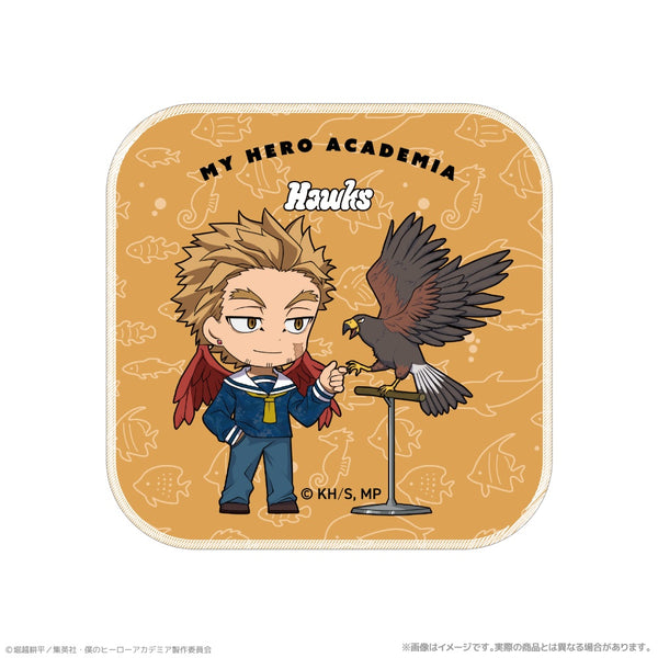 "My Hero Academia" Hand Towel: Hawks – With Sea Creatures: PLUS ULTRA