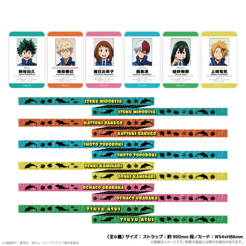 『僕のヒーローアカデミア』カード付ネックストラップ_轟焦凍 海の生きものたちと一緒にPLUS ULTRA