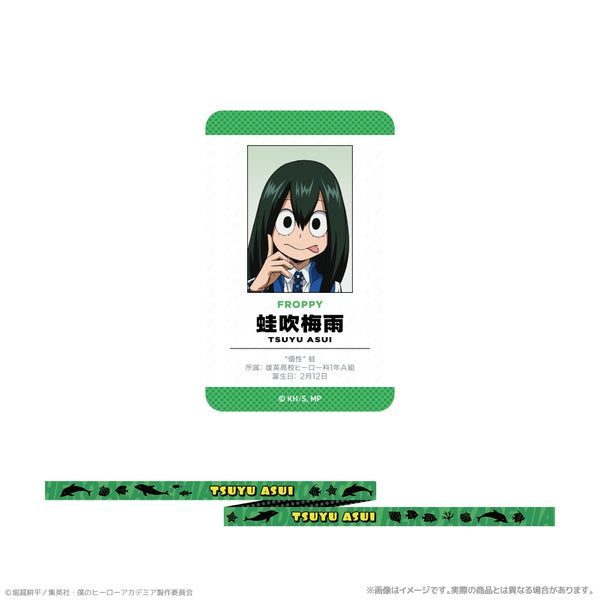 『僕のヒーローアカデミア』カード付ネックストラップ_蛙吹梅雨 海の生きものたちと一緒にPLUS ULTRA