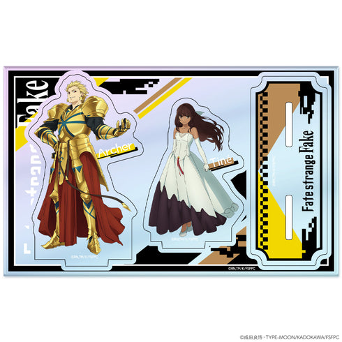 《Fate/strange Fake》極光壓克力尼可立牌 蒂內&弓兵
