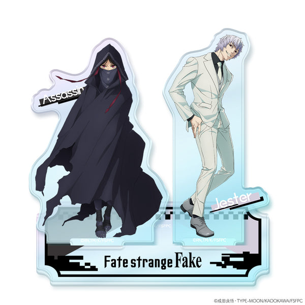『Fate/strange Fake』オーロラアクリルニコスタンド ジェスター・カルトゥーレ&アサシン