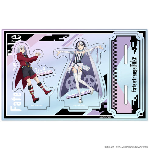 『Fate/strange Fake』オーロラアクリルニコスタンド フランチェスカ・プレラーティ&真キャスター