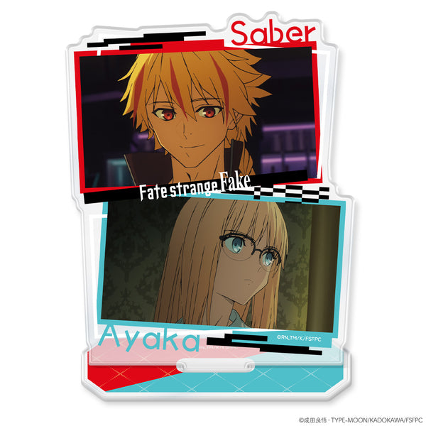 『Fate/strange Fake』アクリルキャラスタンド アヤカ・サジョウ&セイバー