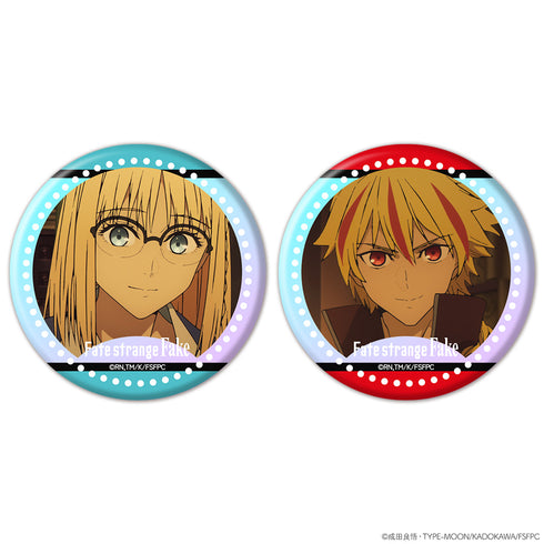 《Fate/strange Fake》极光徽章2枚套装 绫香·佐城&Saber