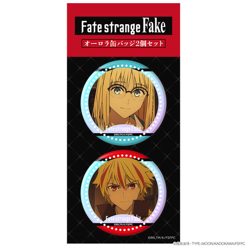 《Fate/strange Fake》极光徽章2枚套装 绫香·佐城&Saber