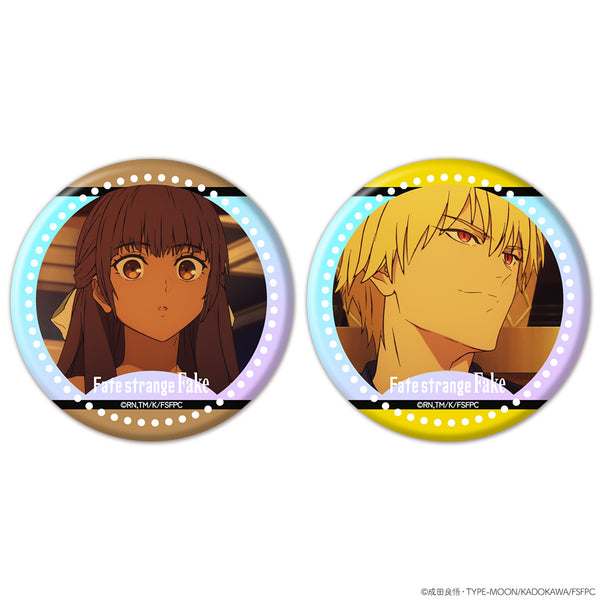 『Fate/strange Fake』オーロラ缶バッジ2個セット ティーネ&アーチャー