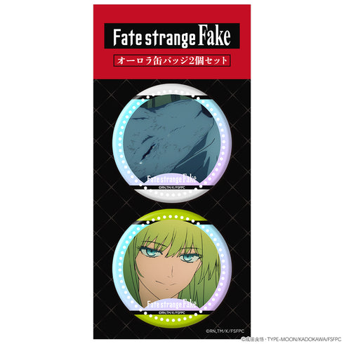 《Fate/strange Fake》极光徽章2件套 银狼合成兽&枪兵