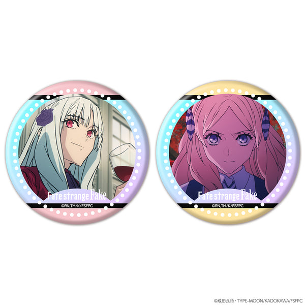 『Fate/strange Fake』オーロラ缶バッジ2個セット フィリア&ハルリ・ボルザーク