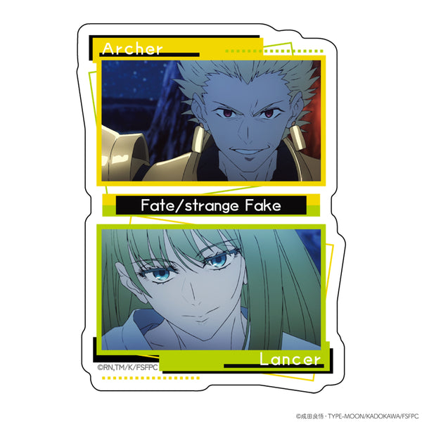 『Fate/strange Fake』ダイカットステッカー アーチャー&ランサー
