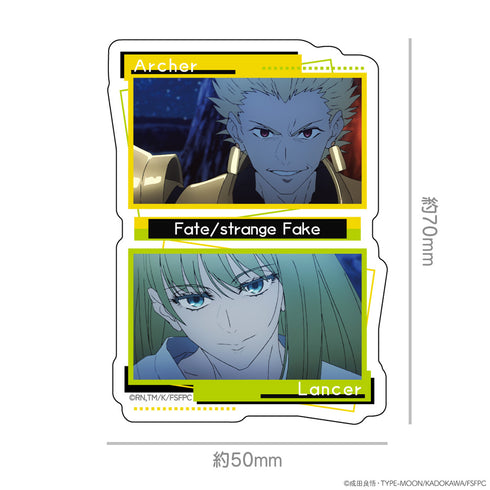 《Fate/strange Fake》异形贴纸 弓兵&枪兵
