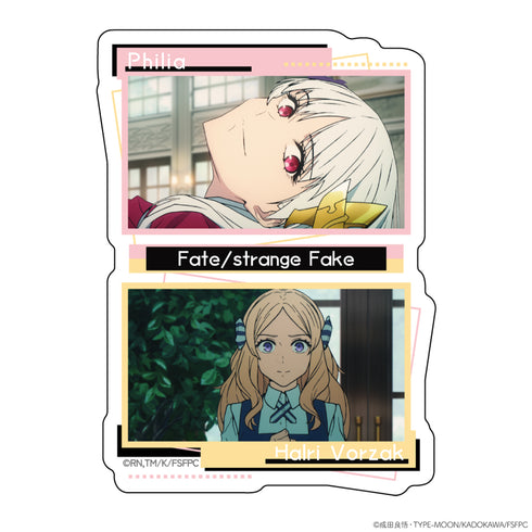 《Fate/strange Fake》异形贴纸 菲莉亚&哈鲁里·博尔扎克