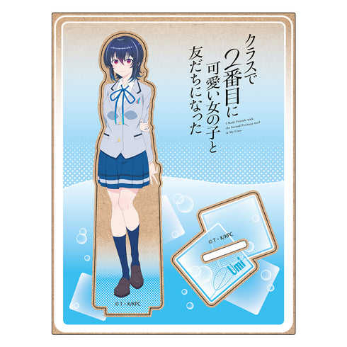 『クラスで2番目に可愛い女の子と友だちになった』木製キャラスタンド 朝凪海