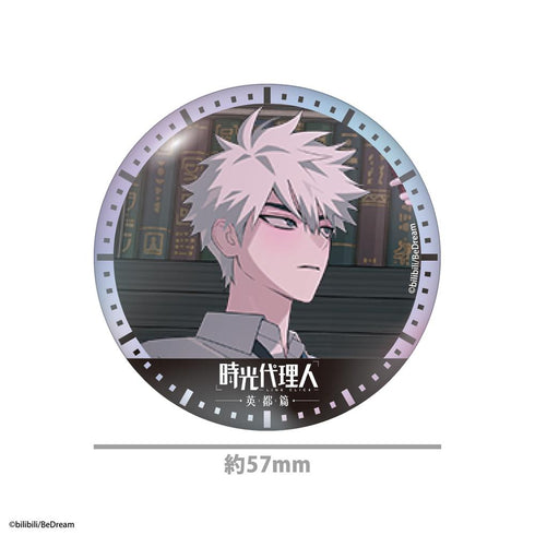 "Time Agent -LINK CLICK-" Aurora Pin Badge 2-Piece Set: Toki & Hikaru (Main Visual)